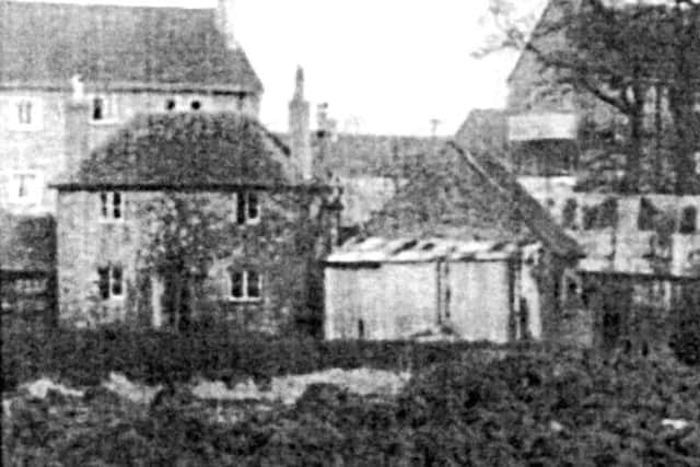 The derelict remains of Poplar Farm on the edge of Stockheath Common.
