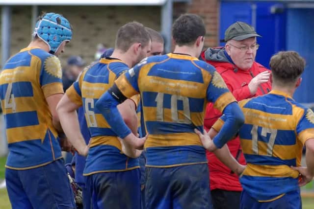 Barry Bridgman gives orders of Gosport & Fareham. Picture: Neil Marshall