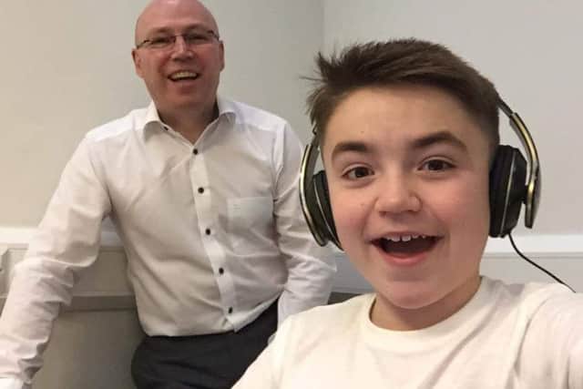 Tom Chappell and his dad, Andrew, of popular YouTube channel Fournilwrittenalloverit