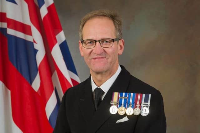 The new commanding officer of HMS Collingwood, Captain Rob Vitali. Picture: Keith Woodland/MoD