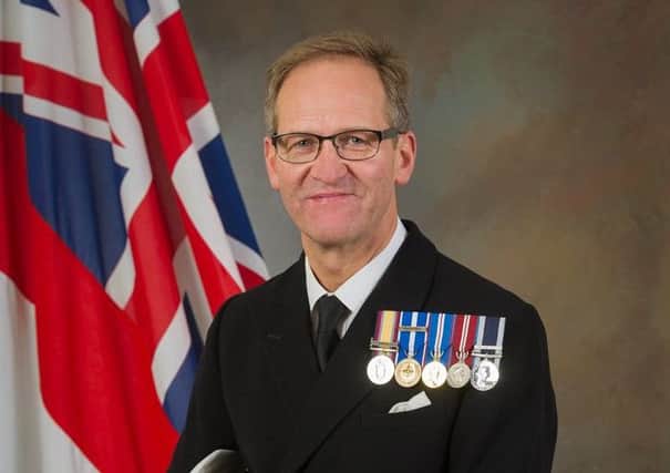 The new commanding officer of HMS Collingwood, Captain Rob Vitali. Picture: Keith Woodland/MoD