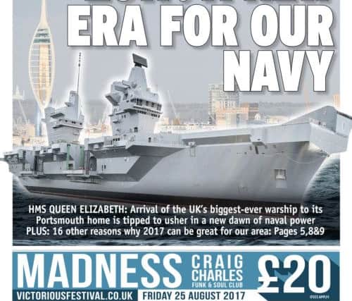 HMS Queen Elizabeth heralded a new era for the Royal Navy