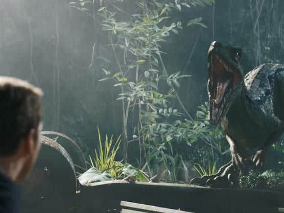 A scene from the film