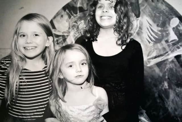 Daisy Lloyd, right, and her two sisters are supporting the Sick Children's Trust Christmas appeal