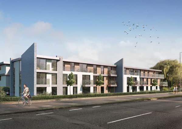 An artist's impression of the 31-apartment development to be built in place of the Curlew pub in Petersfield Road Picture: Fortitudo Ltd