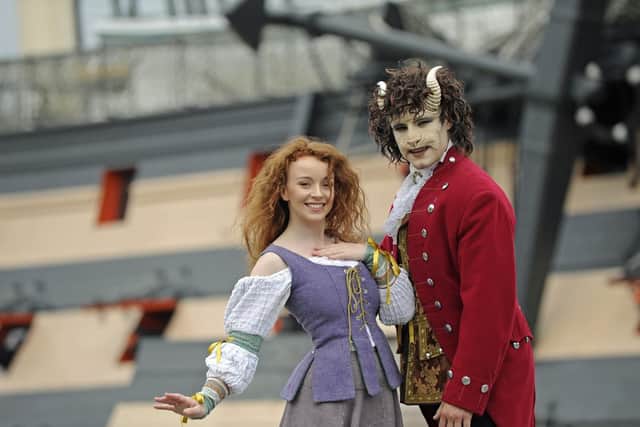 Kirsty-Anne Shaw and Craig Golding star in New Theatre Royal's Beauty and The Beast. (171096-1)