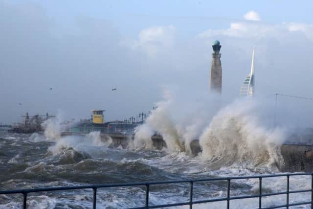 Windy weather is forecast for tomorrow in Portsmouth
Picture: Chris Bond
