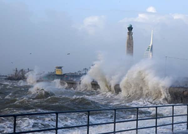Windy weather is forecast for tomorrow in Portsmouth
Picture: Chris Bond