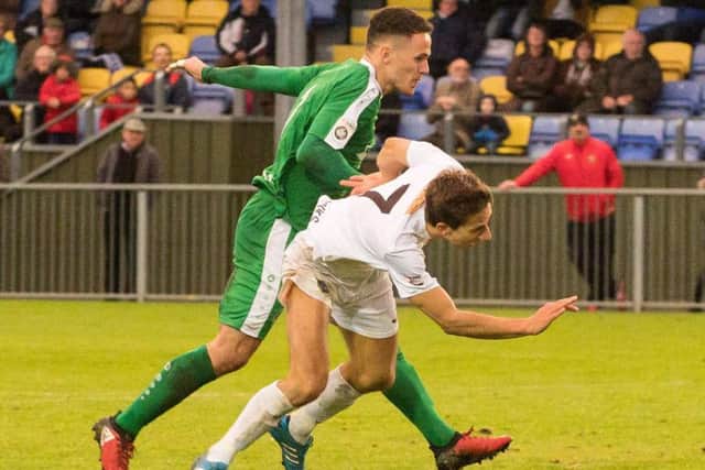 Wes Fogden struck twice as the Hawks beat Chippenham 4-0