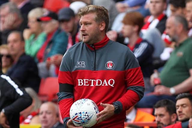 Karl Robinson. Picture: Sharon Lucey