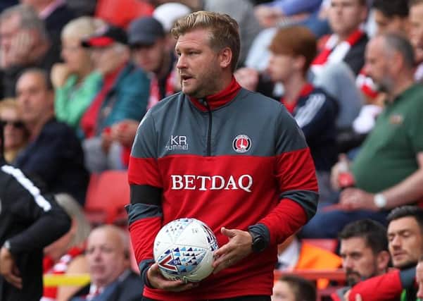 Karl Robinson. Picture: Sharon Lucey