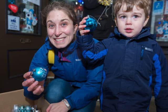 Rev Kathryn Orr with her son Arthur