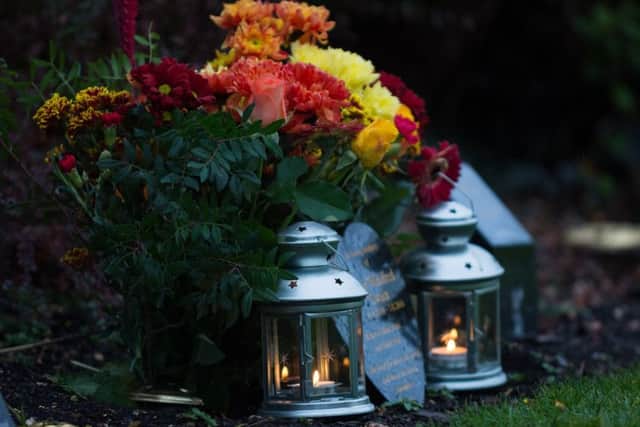 Lanterns at the service Picture: Vernon Nash
