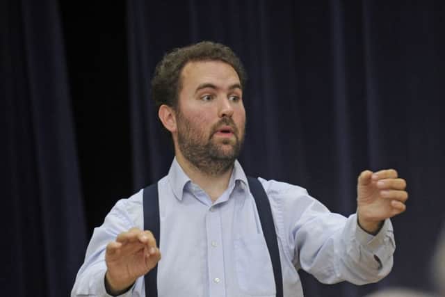 David Gostick leads the Portsmouth Choral Union at a previous concert