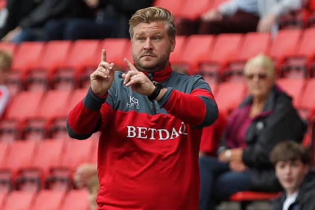 Charlton boss Karl Robinson