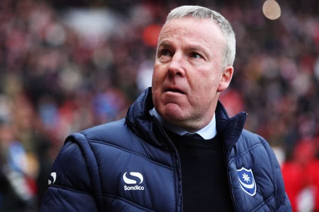 Pompey boss Kenny Jackett Picture: Joe Pepler