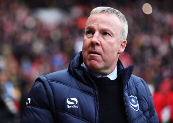 Pompey boss Kenny Jackett Picture: Joe Pepler