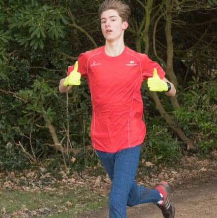 Tom Hoskinson running well at Havant parkrun. Picture: Keith Woodland