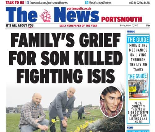 Havant family speaks of their grief after son dies in battle with Isis