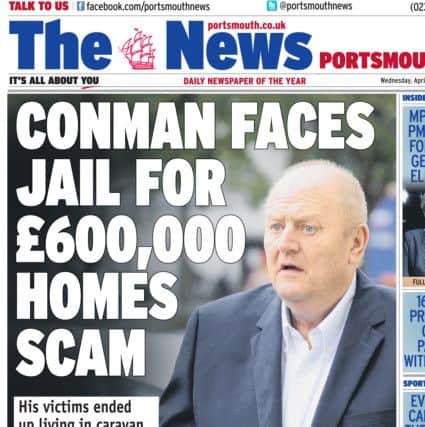 Conman Barry Leigh was jailed for six years for fraudulently selling land he did not own