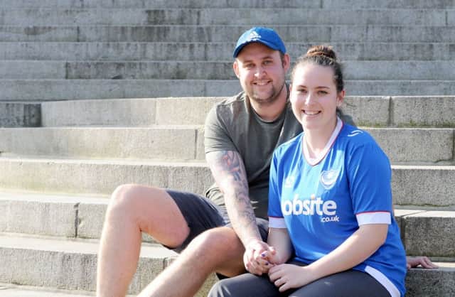 Thanks to a first aid course, Pompey fan 
Hannah Goward was able to save the life of a man on her way back from a match            Picture Sarah Standing (170449-8461