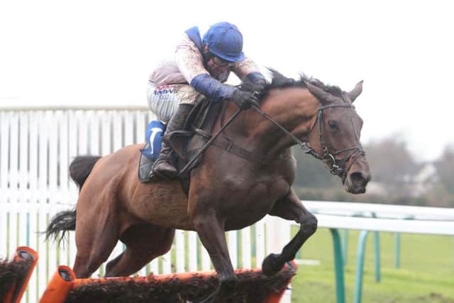 Jockey Harry Skelton on his way to victory with Roksana. Picture: Fontwell Park
