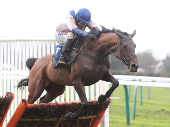 Jockey Harry Skelton on his way to victory with Roksana. Picture: Fontwell Park