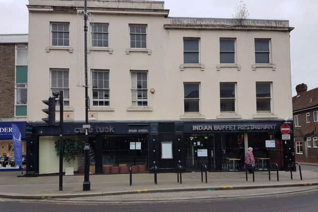 The former Cafe Tusk building in West Street, Fareham