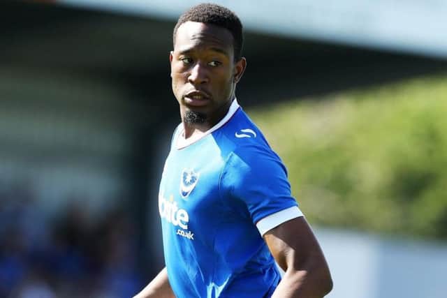 Nicke Kabamba is due to return to Pompey next month upon the expiry of his loan spell at Colchester
