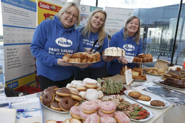 The Ickle Pickle team at QA Hospital. From left Lorraine Blackburn, Lynn Croombs and Joan Emms
Picture: Habibur Rahman