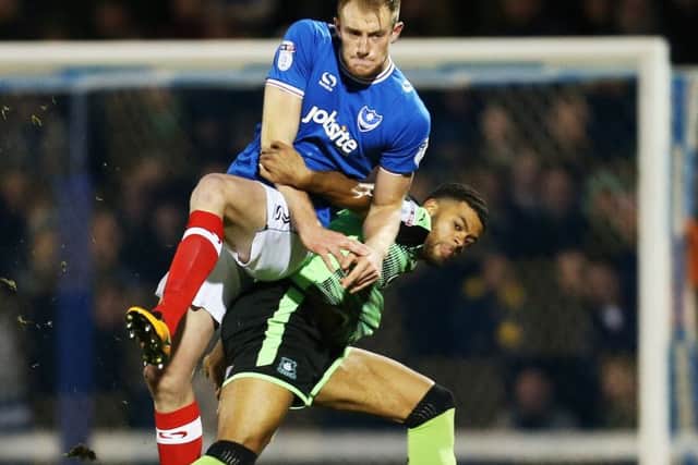 Matt Clarke has found himself back in familiar surroundings in the centre of defence in recent weeks Picture: Joe Pepler