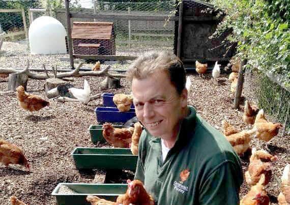 Andrew Rafferty from Denmead Poultry.