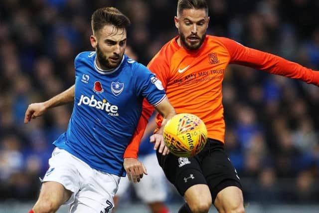 Pompey midfielder Ben Close
