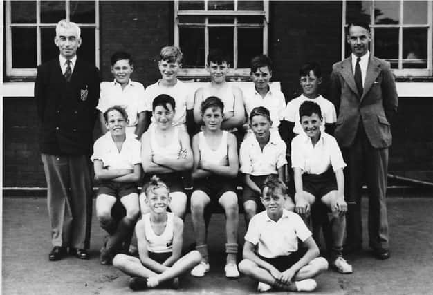 Wimborne Road athletics team, 1951/52.
