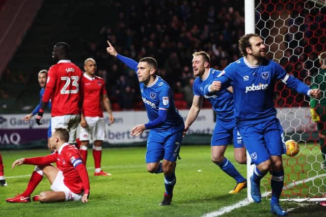 Stuart O'Keefe has excelled for Pompey in recent matches. Pictures: Joe Pepler