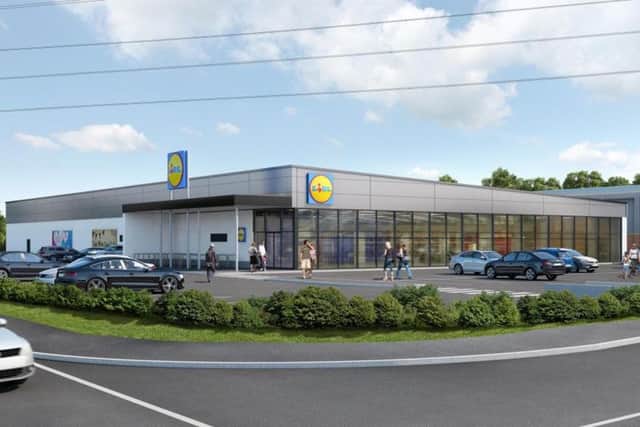 What the Lidl at The Apex Centre in Fareham will look like