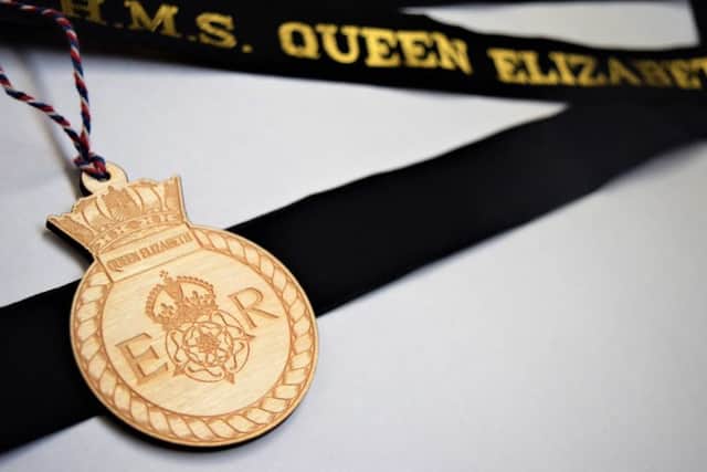 The HMS Queen Elizabeth tree decoration