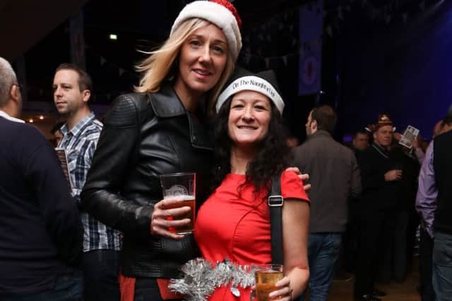Jacqui Edward and Suzette Gough at last year's Christmas Sessions beer festival Picture: Habibur Rahman