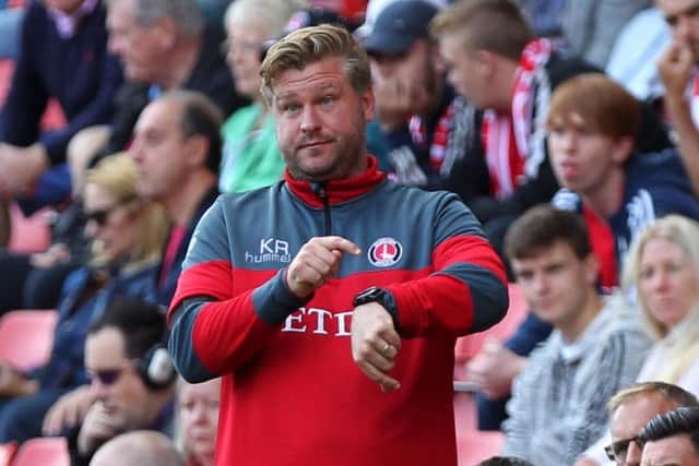 Charlton boss Karl Robinson