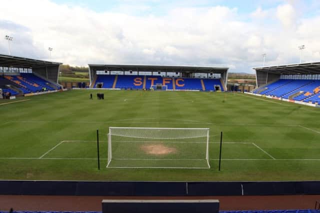 New Meadow, home of Shrewsbury Town