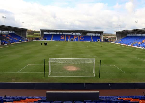 New Meadow, home of Shrewsbury Town