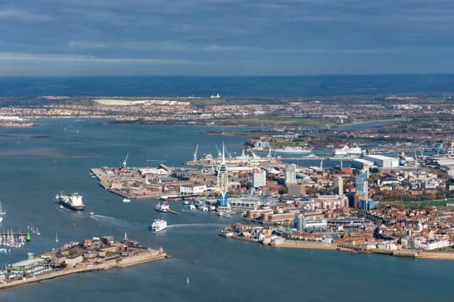 A sunny autumn day over Portsmouth
Picture: Shaun Roster