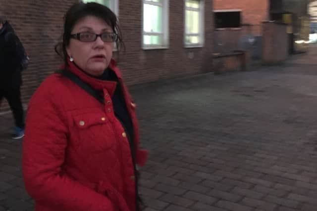 Marcia Baxter, 57, was handed a suspended sentence at Portsmouth Magistrates' Court after sending several women a photo of two naked women