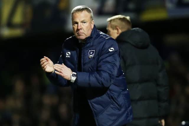 Pompey boss Kenny Jackett Picture: Joe Pepler