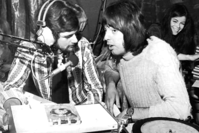 Noel Edmonds on the Radio One Club at the Tricorn with DJ Pete Cross