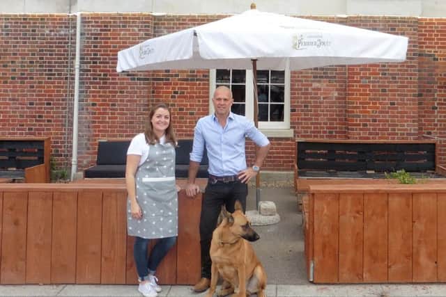 Ben Bartrip outside of The Victualler