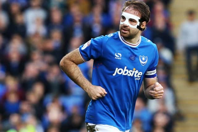 Pompey skipper Brett Pitman. Picture: Joe Pepler