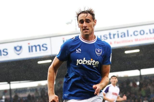 Pompey left-back Brandon Haunstrup Picture: Joe Pepler