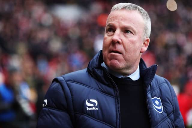 Pompey boss Kenny Jackett. Picture: Joe Pepler