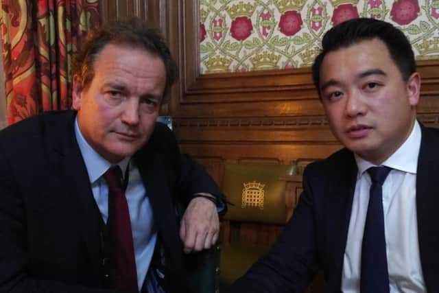 Policing minister Nick Hurd with Havant MP Alan Mak